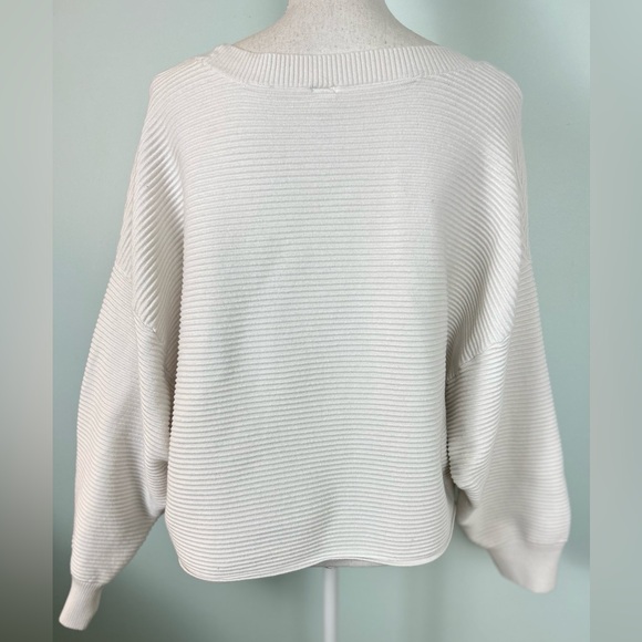 Offline by Aerie Ribbed Oversized Cropped Sweater with Dolman Sleeves - Picture 4 of 10